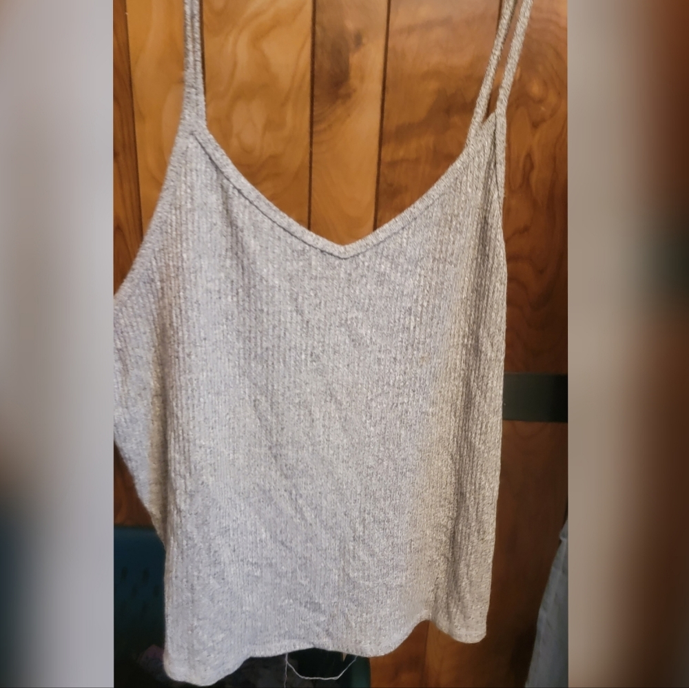 Mossimo. Grey. Sweater crop top.
